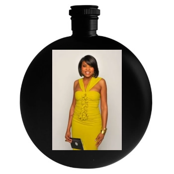 Taraji P. Henson Round Flask