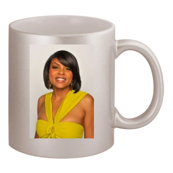 Taraji P. Henson 11oz Metallic Silver Mug