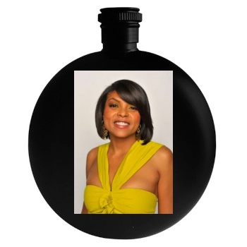 Taraji P. Henson Round Flask