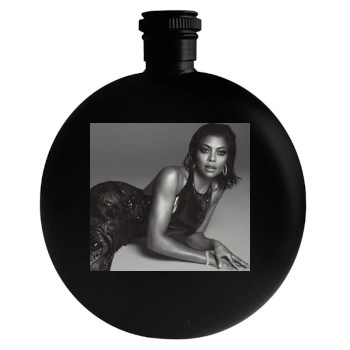 Taraji P. Henson Round Flask