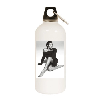 Taraji P. Henson White Water Bottle With Carabiner