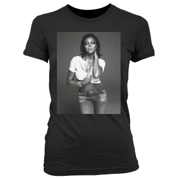 Taraji P. Henson Women's Junior Cut Crewneck T-Shirt