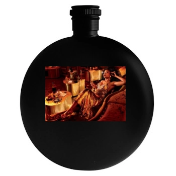 Taraji P. Henson Round Flask