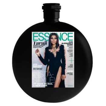 Taraji P. Henson Round Flask