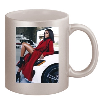 Taraji P. Henson 11oz Metallic Silver Mug