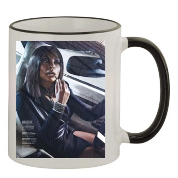 Taraji P. Henson 11oz Colored Rim & Handle Mug