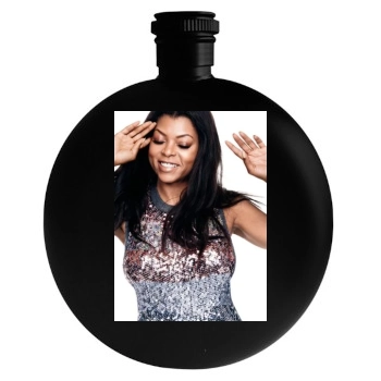 Taraji P. Henson Round Flask