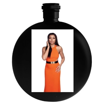 Taraji P. Henson Round Flask