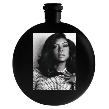 Taraji P. Henson Round Flask