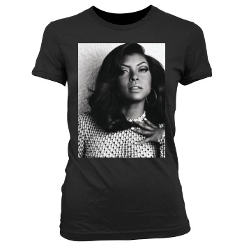 Taraji P. Henson Women's Junior Cut Crewneck T-Shirt