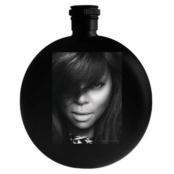 Taraji P. Henson Round Flask