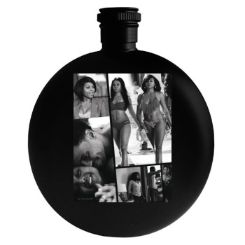 Taraji P. Henson Round Flask