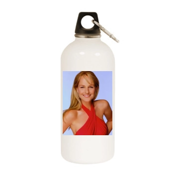 Helen Hunt White Water Bottle With Carabiner