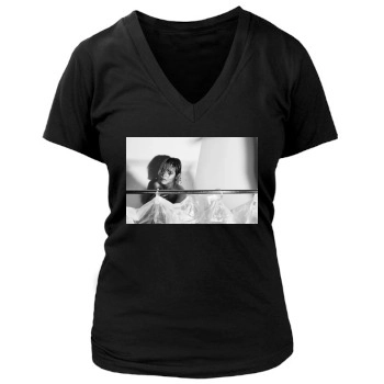 Taryn Manning Women's Deep V-Neck TShirt