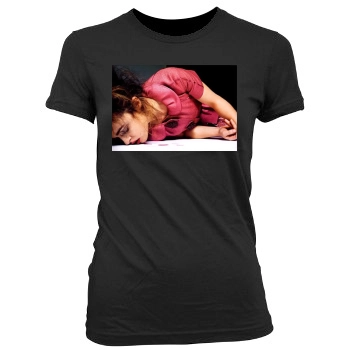 Helena Bonham Carter Women's Junior Cut Crewneck T-Shirt