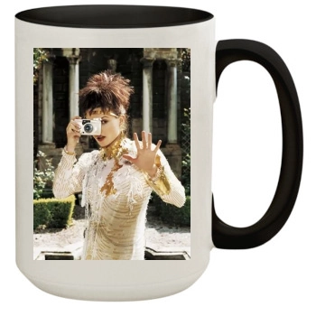 Helena Bonham Carter 15oz Colored Inner & Handle Mug