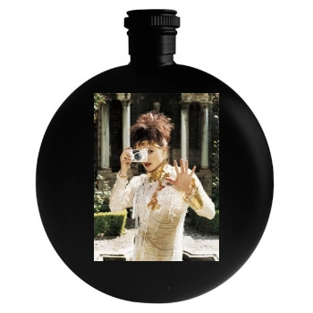 Helena Bonham Carter Round Flask