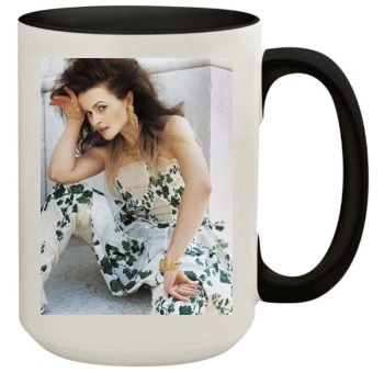 Helena Bonham Carter 15oz Colored Inner & Handle Mug