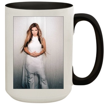 Helene Segara 15oz Colored Inner & Handle Mug