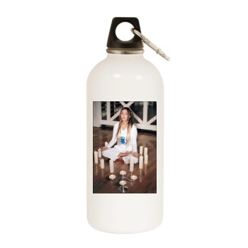 Helene Segara White Water Bottle With Carabiner