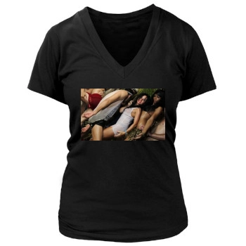 TATU Women's Deep V-Neck TShirt