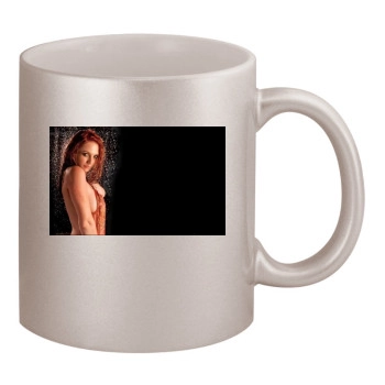 TATU 11oz Metallic Silver Mug