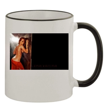 TATU 11oz Colored Rim & Handle Mug