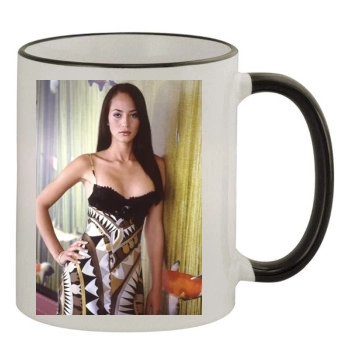 Heydi Nunez Gomez 11oz Colored Rim & Handle Mug