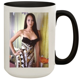 Heydi Nunez Gomez 15oz Colored Inner & Handle Mug