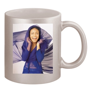 Tatyana Ali 11oz Metallic Silver Mug