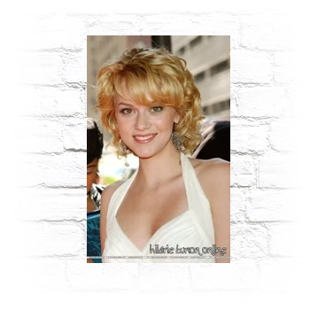 Hilarie Burton Metal Wall Art