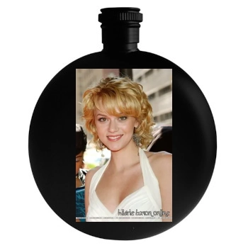 Hilarie Burton Round Flask