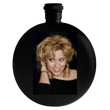 Hilarie Burton Round Flask