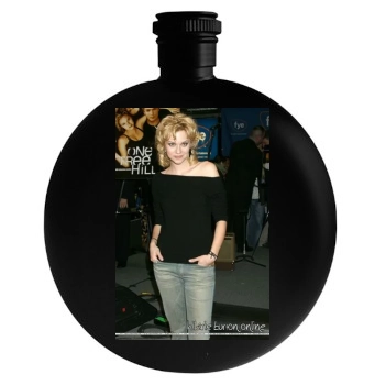 Hilarie Burton Round Flask