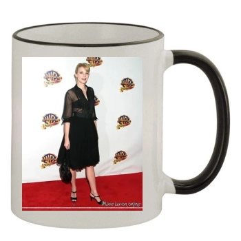 Hilarie Burton 11oz Colored Rim & Handle Mug