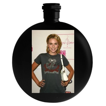 Hilarie Burton Round Flask