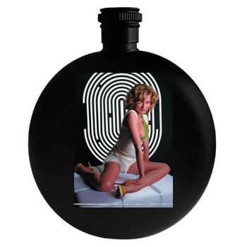 Hilarie Burton Round Flask