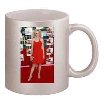 Hilarie Burton 11oz Metallic Silver Mug