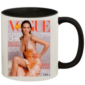 Hilary Swank 11oz Colored Inner & Handle Mug