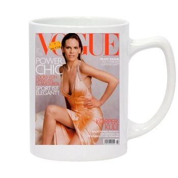 Hilary Swank 14oz White Statesman Mug