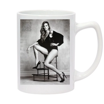 Hilary Swank 14oz White Statesman Mug