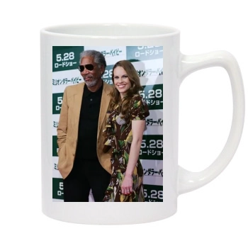 Hilary Swank 14oz White Statesman Mug