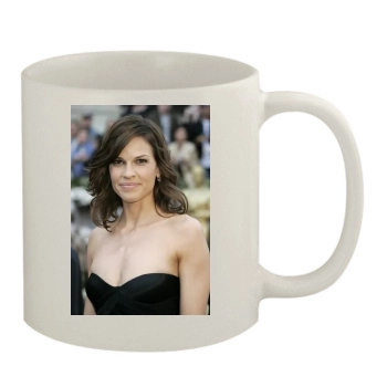 Hilary Swank 11oz White Mug