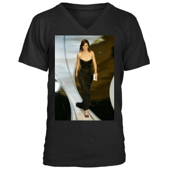 Hilary Swank Men's V-Neck T-Shirt