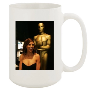 Hilary Swank 15oz White Mug