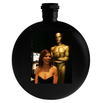 Hilary Swank Round Flask