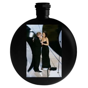 Hilary Swank Round Flask