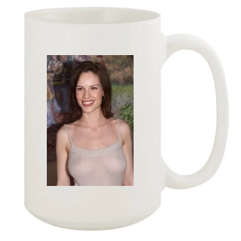 Hilary Swank 15oz White Mug