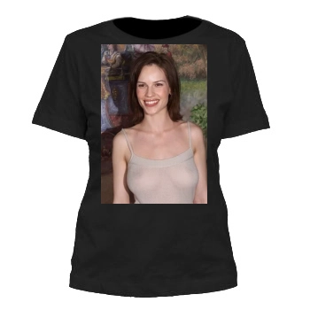 Hilary Swank Women's Cut T-Shirt