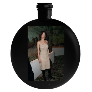 Hilary Swank Round Flask